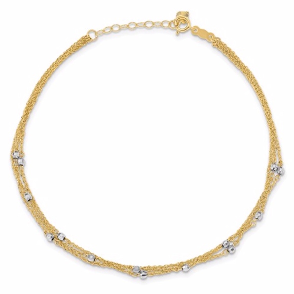 Jewelry - 14k Triple Strand Anklet